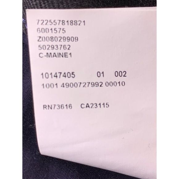 Hugo Boss Maine 1  Sz 38 x 32 Regular fit Straight Stretch Mens Black Jeans 6260 - Picture 13 of 13